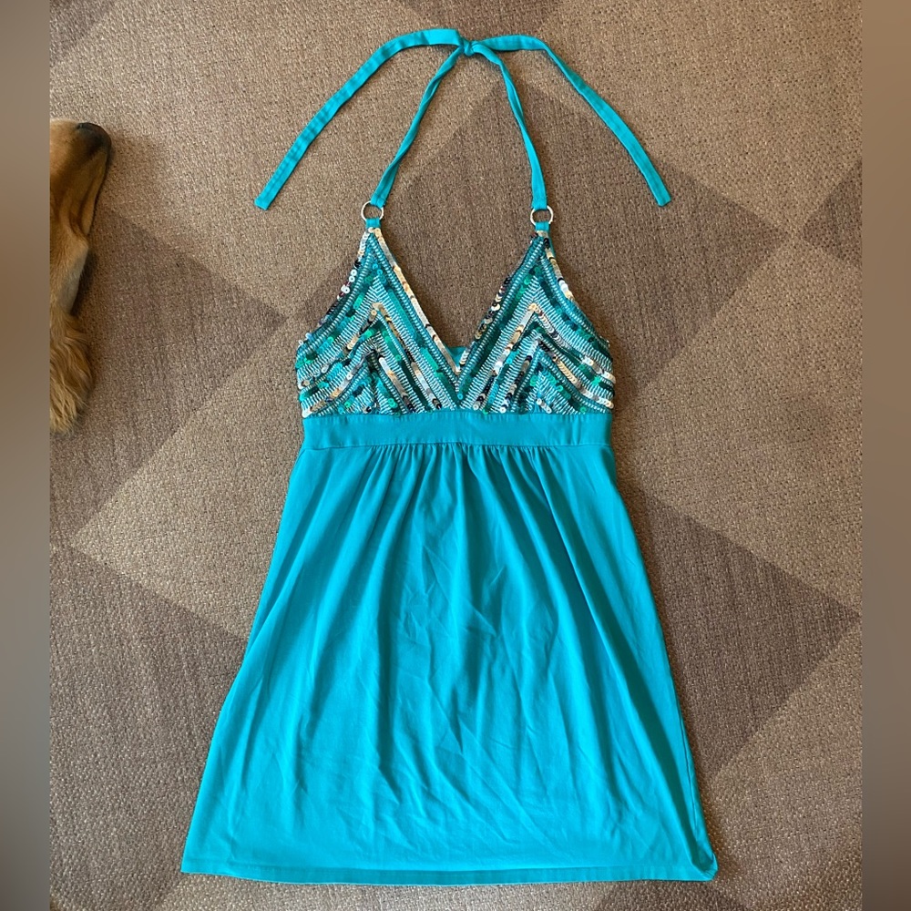Victorias Secret | Sequin Halter Top Dress